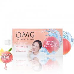 OMG Oh My Glow Peach Glowing Face Wash 9gr