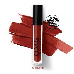 OMG Oh My Glam Matte Kiss Lip Cream 12 Scarlet 3.5gr