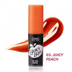 OMG Oh My Glam Juicy Kiss Lip Tint Serum 03 Juicy Peach