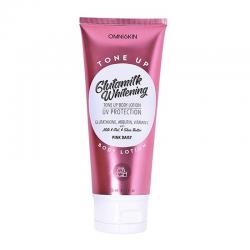 Omniskin Glutamilk Whitening Tone Up Body Lotion Pink Daisy 125ml