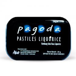Pagoda Pastiles Liquorice 20gr