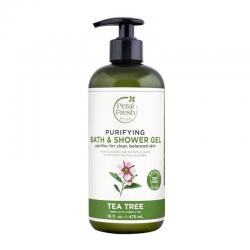 Petal Fresh Pure Bath and Shower Gel Tea Tree 475ml