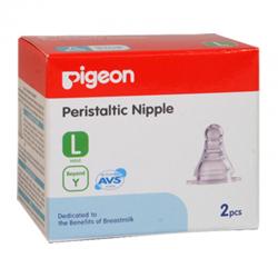 Pigeon Peristaltic Slim Neck Nipple 2s L