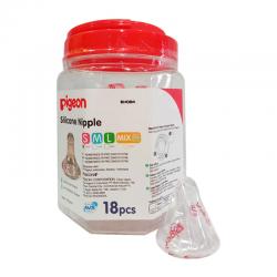 Pigeon Silicone Nipple Eco Toples Size S 18s