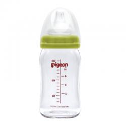Pigeon Botol Susu Kaca Wide Neck Green 160ml