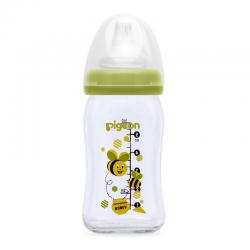 Pigeon Botol Susu Kaca Wide Neck Lebah 160ml
