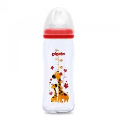 Pigeon Botol Susu Kaca Wide Neck Jerapah 240ml