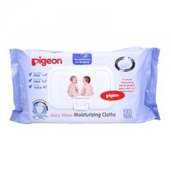 Pigeon Baby Wipes Moisturizing Cloths 70s