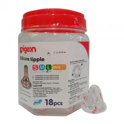 Pigeon Silicone Nipple Eco Toples Size L 18s