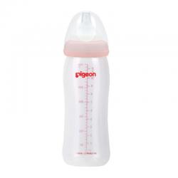 Pigeon Botol Susu PP Wide Neck Pink 330ml