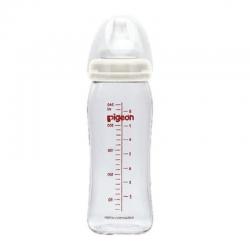 Pigeon Botol Susu Kaca Wide Neck Ivory 240ml