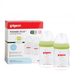 Pigeon Botol Susu PP Wide Neck Green 160ml - 2pcs