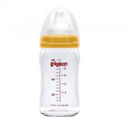 Pigeon Botol Susu Kaca Wide Neck Orange 160ml