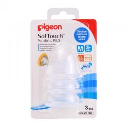 Pigeon Soft Touch Peristaltic Plus Nipple 3s M