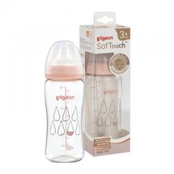 Pigeon Botol T-Ester Wide Neck P-Plus Nipple Light Orange 300ml