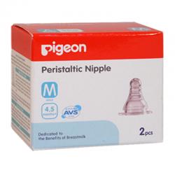 Pigeon Peristaltic Slim Neck Nipple 2s M