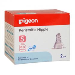 Pigeon Peristaltic Slim Neck Nipple 2s S