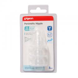 Pigeon Peristaltic Slim Neck Nipple 3s Y