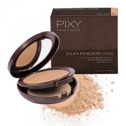Pixy Make It Glow Silky Powdery Cake 401 Sandy Beige 10gr