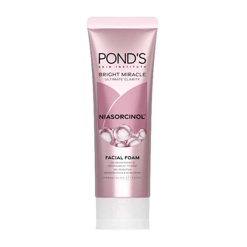 Jual Ponds Bright Miracle Ultimate Clarity Niasorcinol Facial Foam 50gr ...