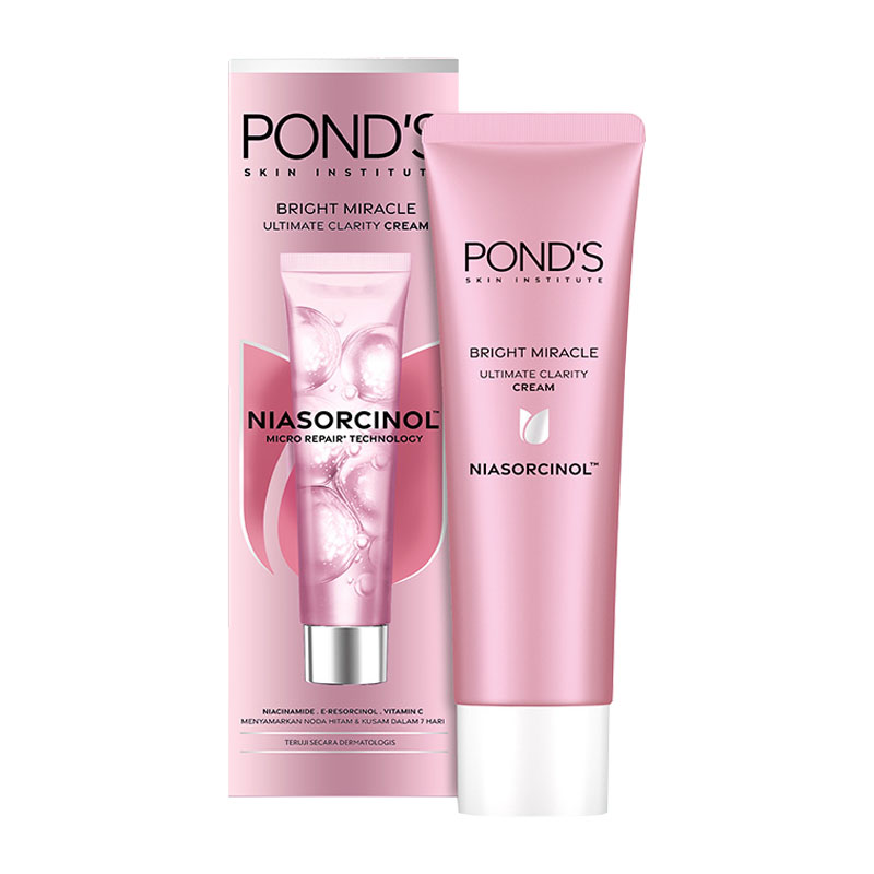 Jual Ponds Bright Miracle Ultimate Clarity Cream Niasorcinol 20gr Hbhoz