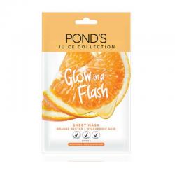 Ponds Juice Collection Sheet Mask Orange Nectar plus Hyaluronic Acid 20gr