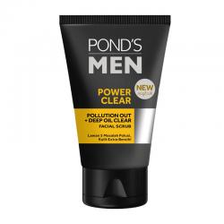 Ponds Men Power Clear Facial Scrub 100gr