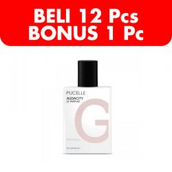 Pucelle Audacity Eau De Parfum Glimmery 50ml (BELI 12pcs Bonus 1pc)