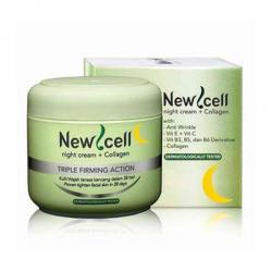 Purbasari New Cell Night Cream Plus Collagen 35gr