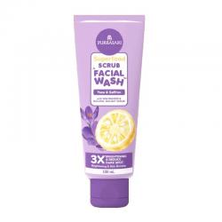 Purbasari Superfood Scrub Facial Wash Yuzu & Saffron 100 ml
