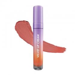 Purbasari Velvet Lip Cream 04. Cinnamon 4 gr