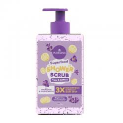 Purbasari Superfood Shower Scrub Yuzu & Saffron 280 ml