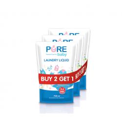 Pure Baby Laundry Liquid Refill 700ml Buy 2 Get 1 Free