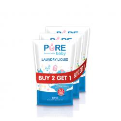 Pure Baby Laundry Liquid Refill 900ml Buy 2 Get 1 Free