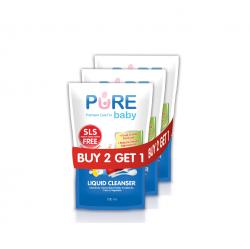 Pure Baby Liquid Cleanser Refill 700ml Buy 2 Get 1 Free