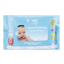 Pure Baby Hand and Mouth Baby Wipes Aloevera 10s