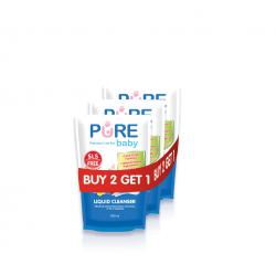 Pure Baby Liquid Cleanser Refill 450ml Buy 2 Get 1 Free