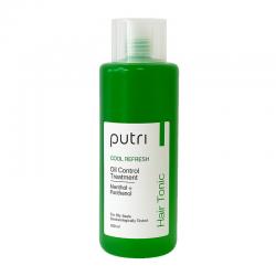 Putri Hair Tonic Cool Refresh Oil Control Treatment Menthol Panthenol 450ml