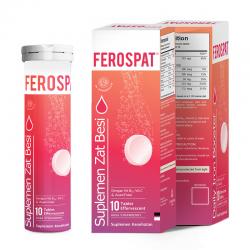 Ferospat Suplemen Zat Besi Strawberry 10 Tablet Effervescent