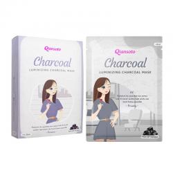 Qiansoto Peel-Off (Frency Series) Charcoal Luminizing Mask (6 Sachet @35ml)