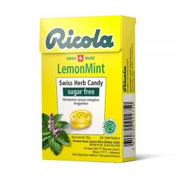 Ricola Swiss Herb Candy Sugar Free Lemon Mint 40gr