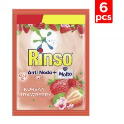 Rinso Molto Deterjen Cair Korean Strawberry 18ml (6 Sachet)