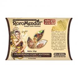 Roro Mendut Lulur Whitening Rempah Hitam 20gr