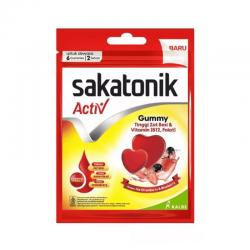 Sakatonik Activ Gumy Zat Besi (6 Butir)