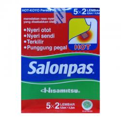 Salonpas Hot 5x2 (Box isi 10 sachet)