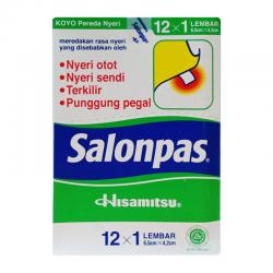 Salonpas 12s (Box isi 10 sachet)