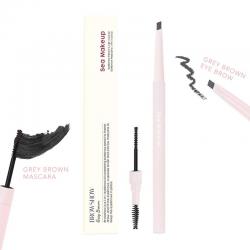 Sea Makeup Browshow Eyebrow Trio Kit Gray Brown 2gr