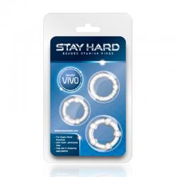 Sensitif Vivo Stay Hard Beaded Stamina Rings 3s