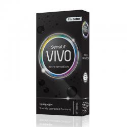 Sensitif Vivo Extra Sensation 12pcs (ED: Nov 25)