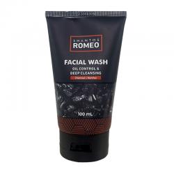 Shantos Romeo Facial Wash Oil Control & Deep Cleansing Charcoal + Menthol 100ml